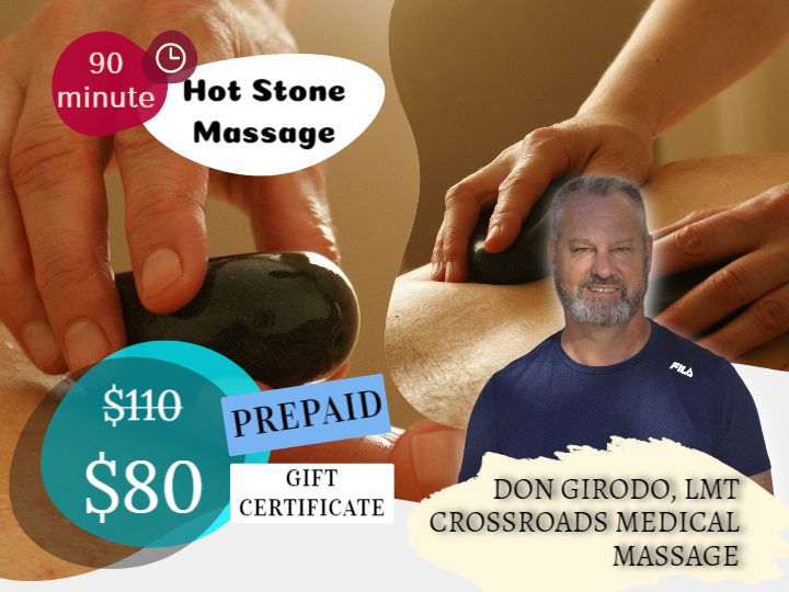 Don Girodo, LMT Massage Gift Certificate